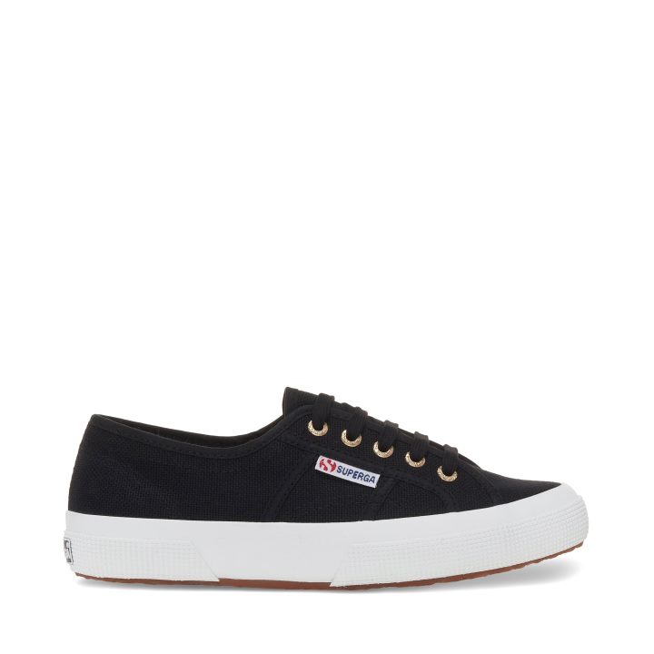 Superga 2750 Cotu Baskets Classiques - Noir Or Pâle