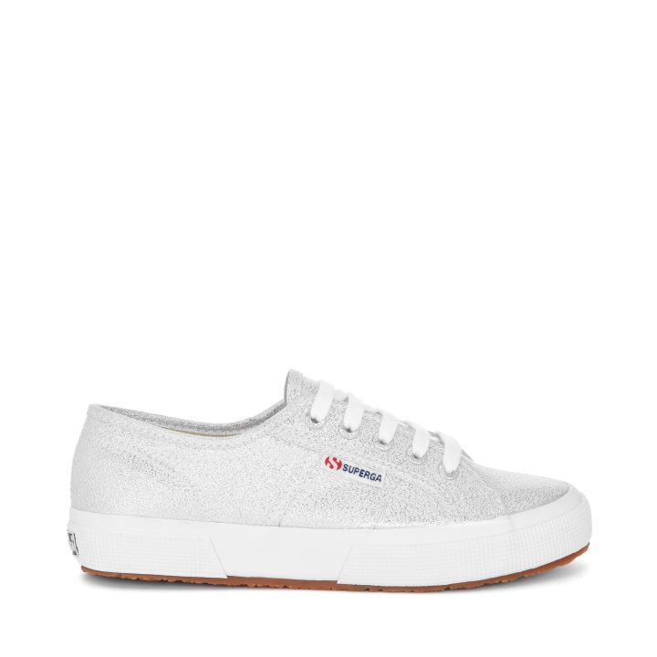 Superga 2750 Baskets En Lamé - Argent