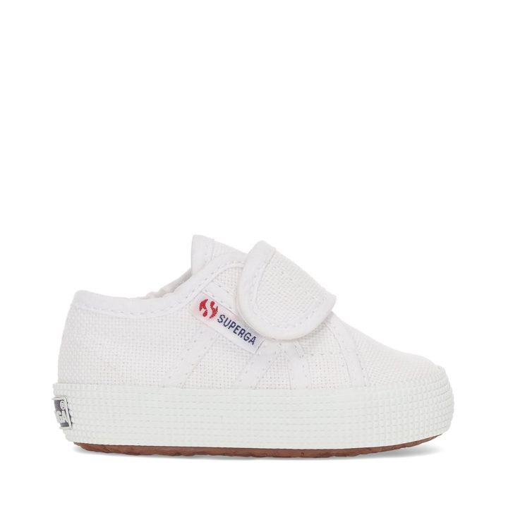 Superga 2750 Baby Easylite Baskets à Brides - Blanc