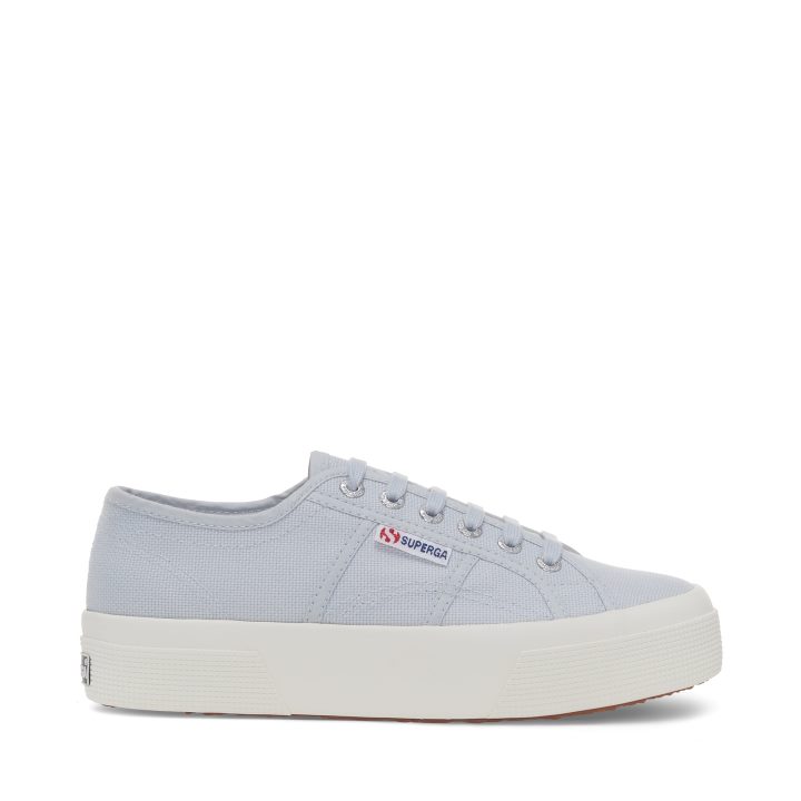 Superga 2740 Plateforme Gris Lilla