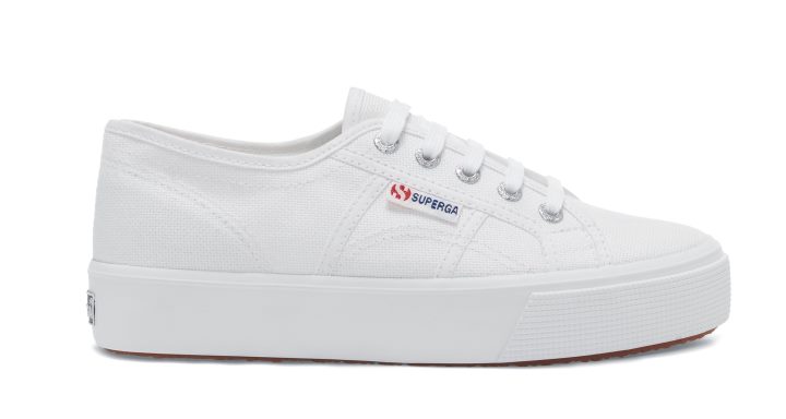 Superga 2730 Plate-forme Intermédiaire Blanche
