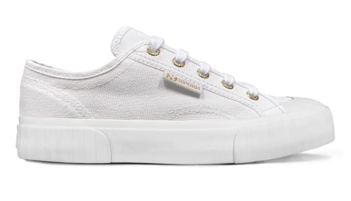 Superga 2630 Rayure Blanc Beige