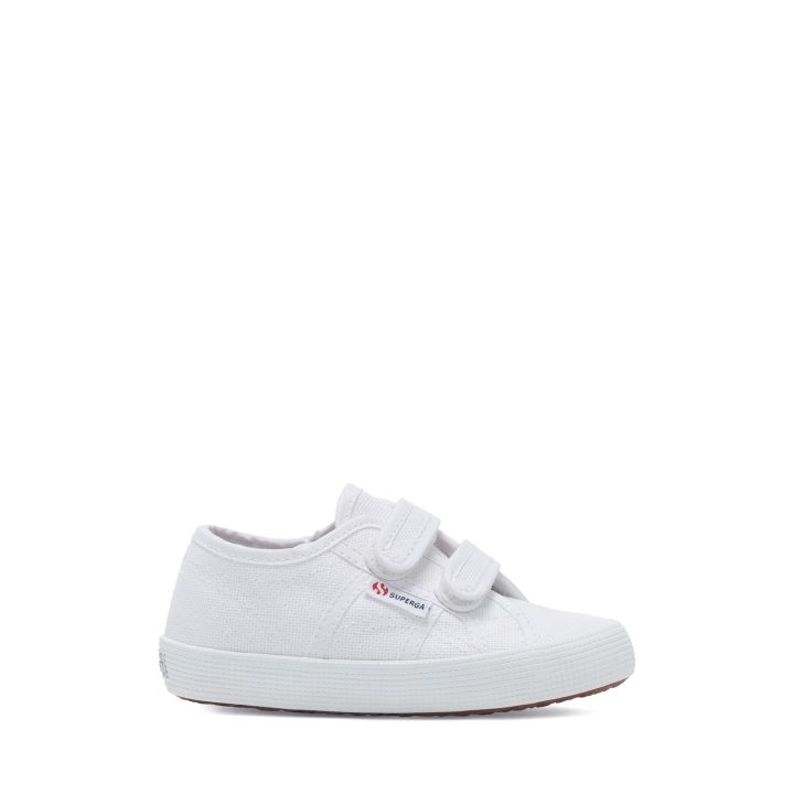 Superga 2750 Enfants Sangles Easylite Blanc