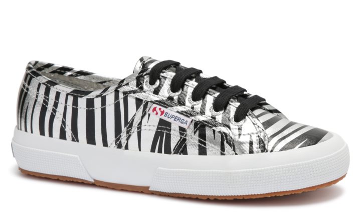 Superga 2750 - Fancotmetmatw Gris Argent Zebra