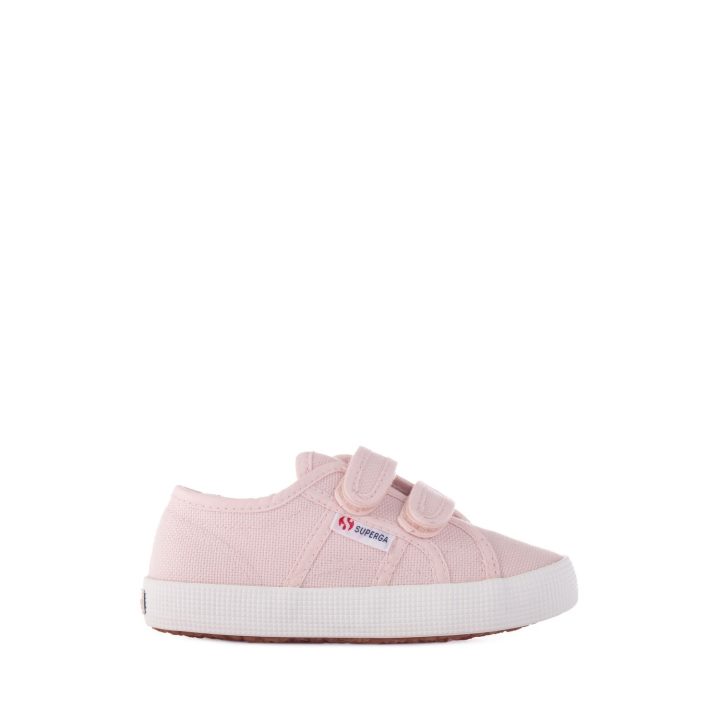 Superga 2750 Enfants Bretelles Easylite Rose Lilas Pâle