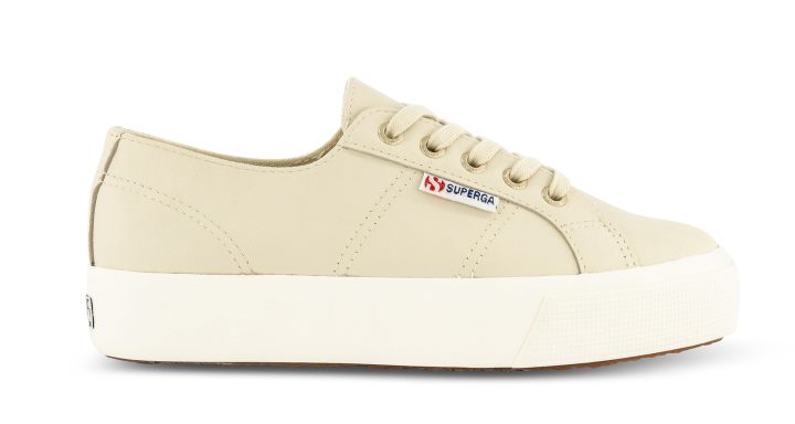 Superga 2730 Beige Nappa Lt Coquille D'oeuf
