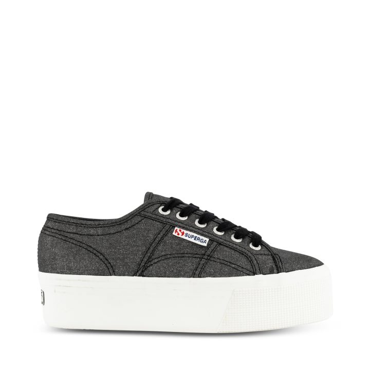 Superga 2790 Toile Pailletée Noir