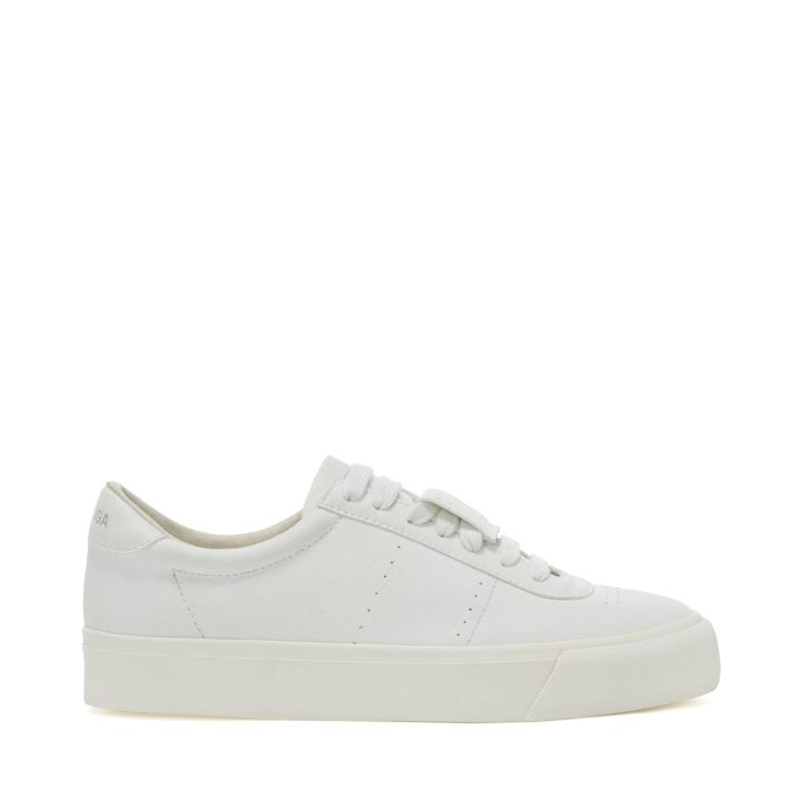 Superga 4834 Club S Up Fau à Base De Raisin Blanc-blanc-unico