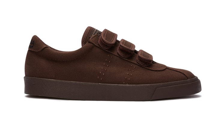 Superga 2843 Club S 3strap Coton Chocolat-noir