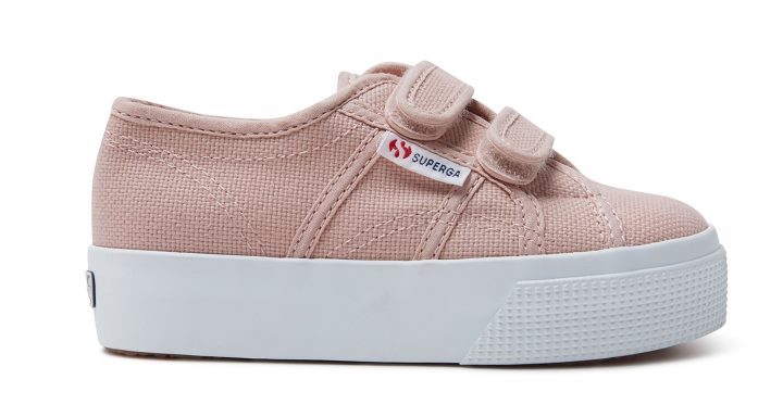 Superga 2730 Bracelets Enfants Rose Fumé
