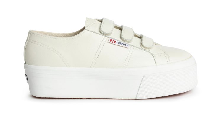 Superga 2790 Sangles Nappa Beige Gesso