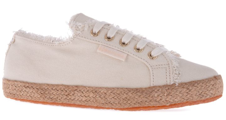 Superga 2790 Corde De Coton à Franges Gesso Beige