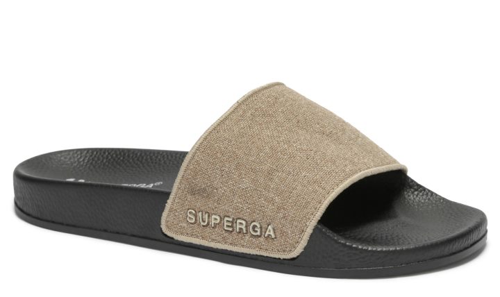 Superga 1908 Lin Vert Tortora Noir