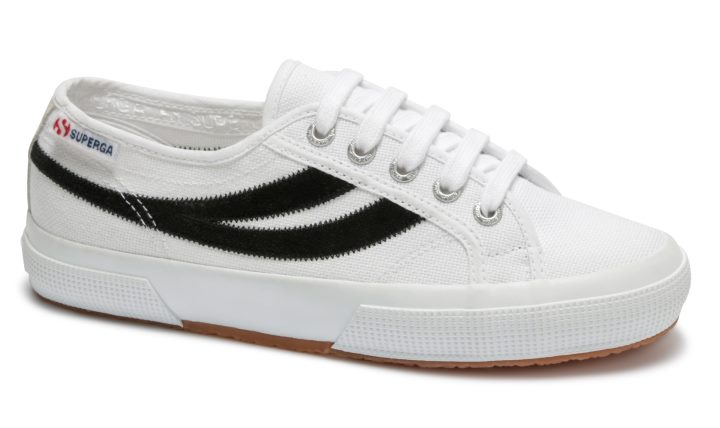 Superga 2953-cotusuede Blanc-noir