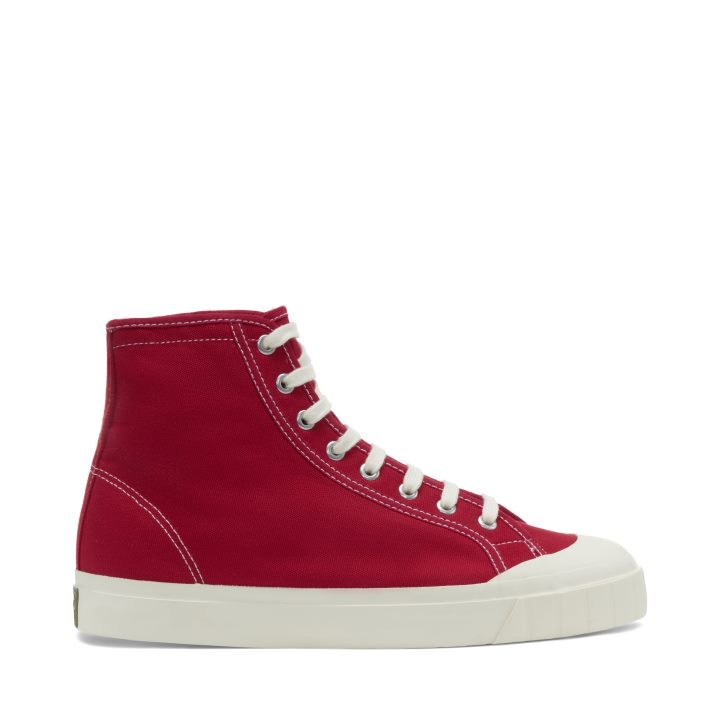 Superga 3192 Panier Campionato Rouge Flamme-blanc