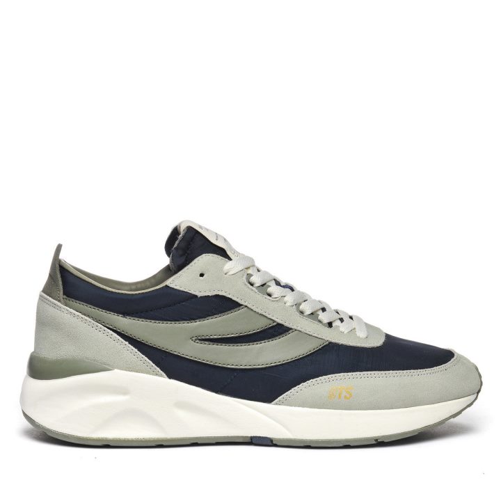 Superga 4089 Training 9ts Slim Agate Gris-vert Safari-bleu G