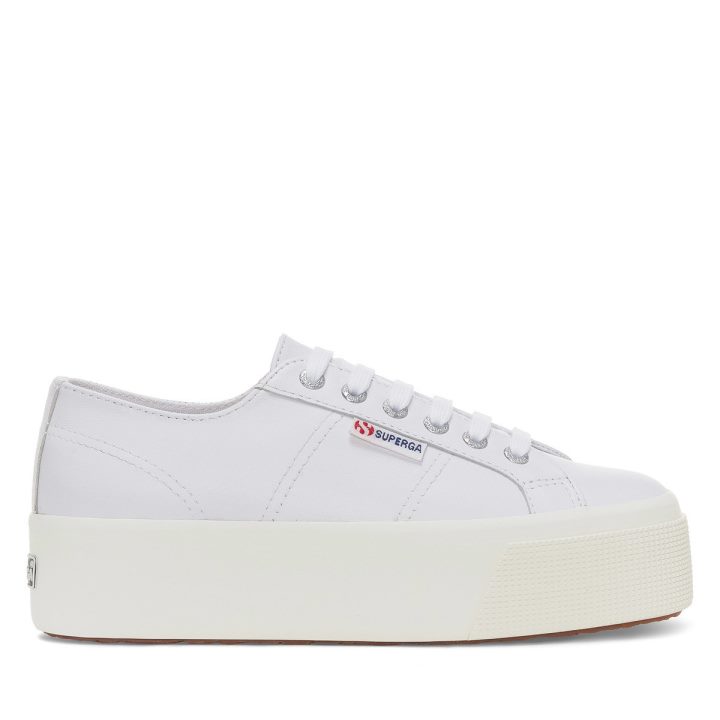 Superga 2790 Nappa Optique Blanc-argent-f Avorio