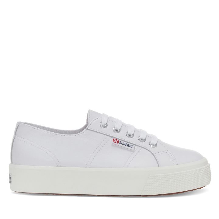 Superga 2730 Nappa Optique Blanc-argent-f Avorio