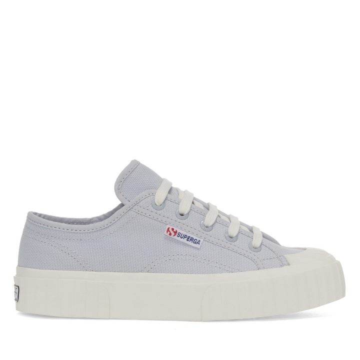 Superga 2630 Cotu Gris Lilla - F Avorio