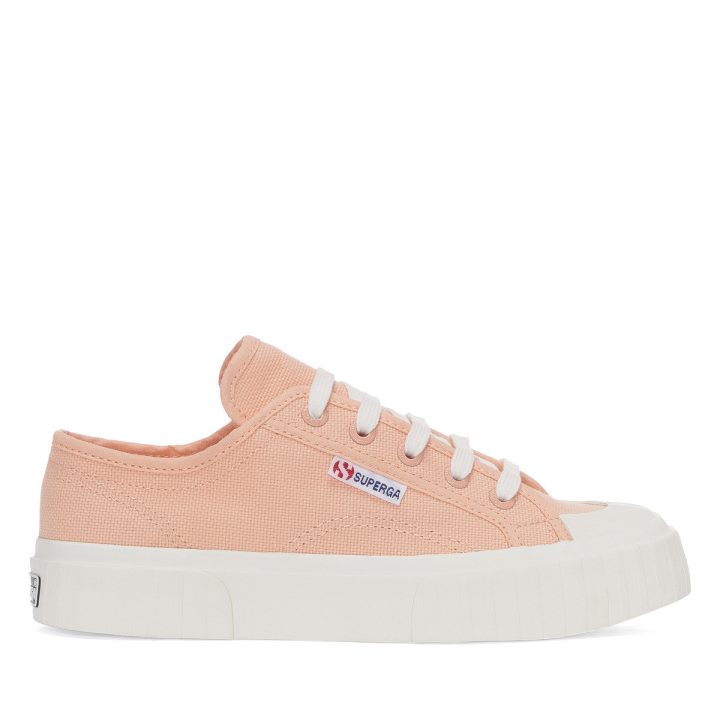 Superga 2630 Cotu Rose Pêche-f Avorio