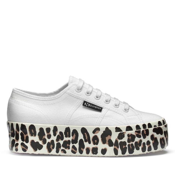 Superga 2790 Light Leopard Foxing Print White Avorio-f Lt Beige Leopar