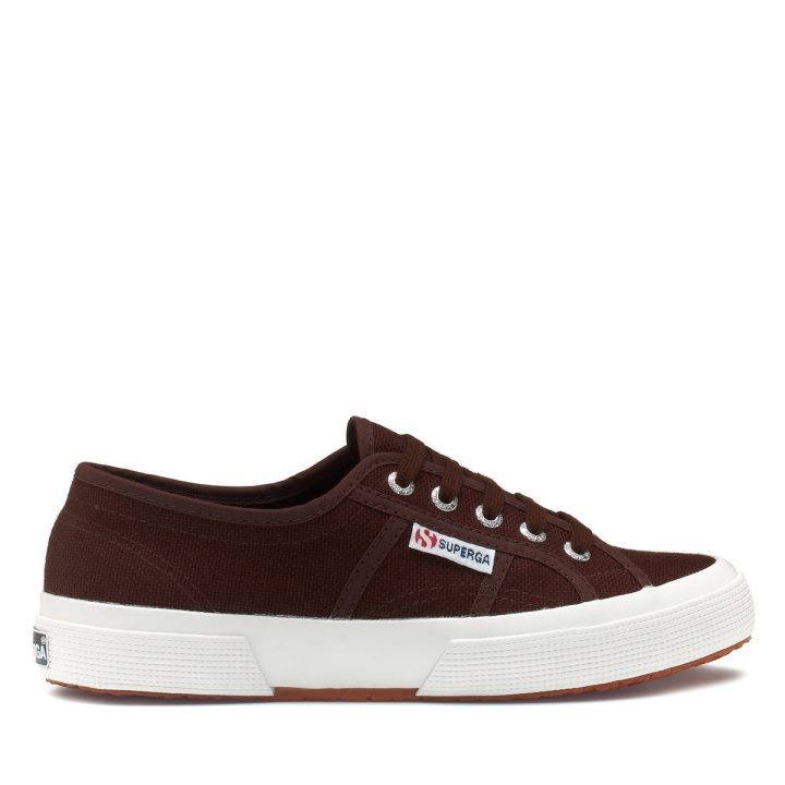 Superga 2750 Cotu Classic Marron Prune F Avorio