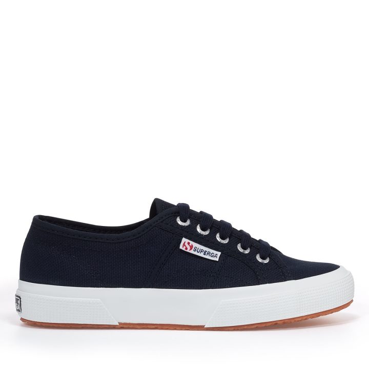 Superga 2750 Cotu Classique Marine - F Blanc