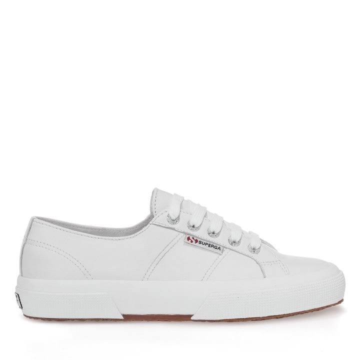 Superga 2750 Nappa Lea Blanc Optique