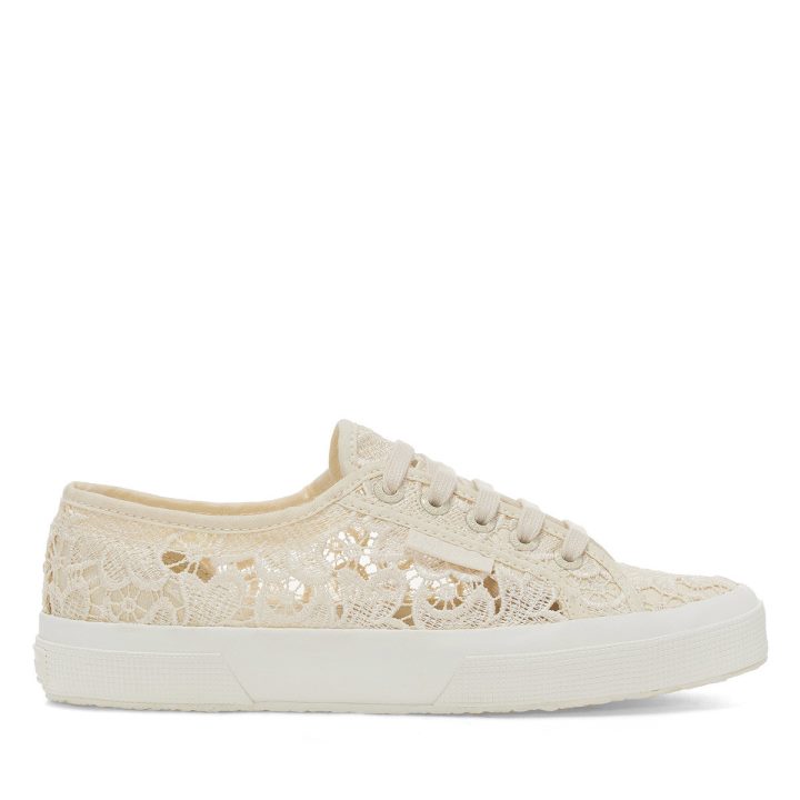 Superga 2750 Macramé Beige Lt Coquille D'oeuf-f Avorio