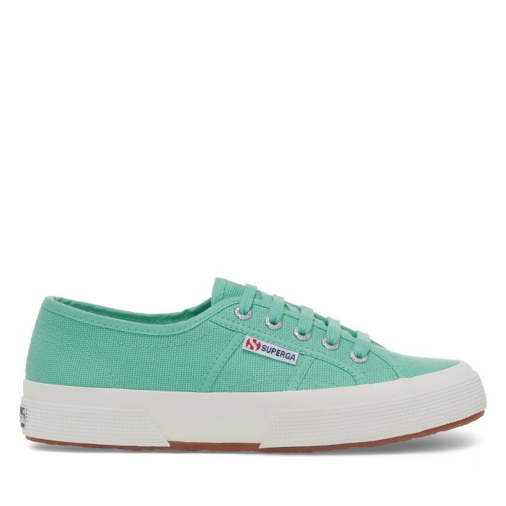 Superga 2750 Cotu Classic Green Water-f Avorio