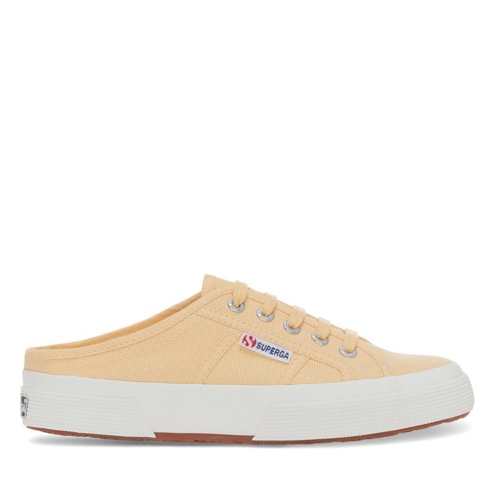 Superga 2402 Mule Jaune Lt-f Avorio