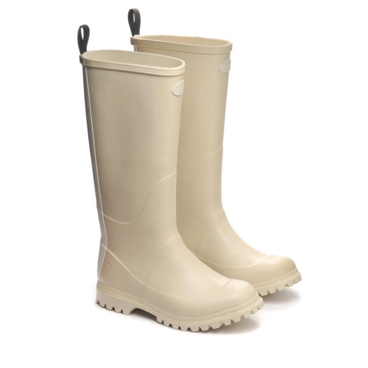Bottes En Caoutchouc Superga 799 Lettrage Beige Lt-beige Lt