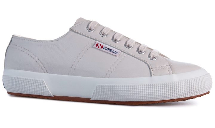 Superga 2750 Nappa Lea Violet Lt Frêne
