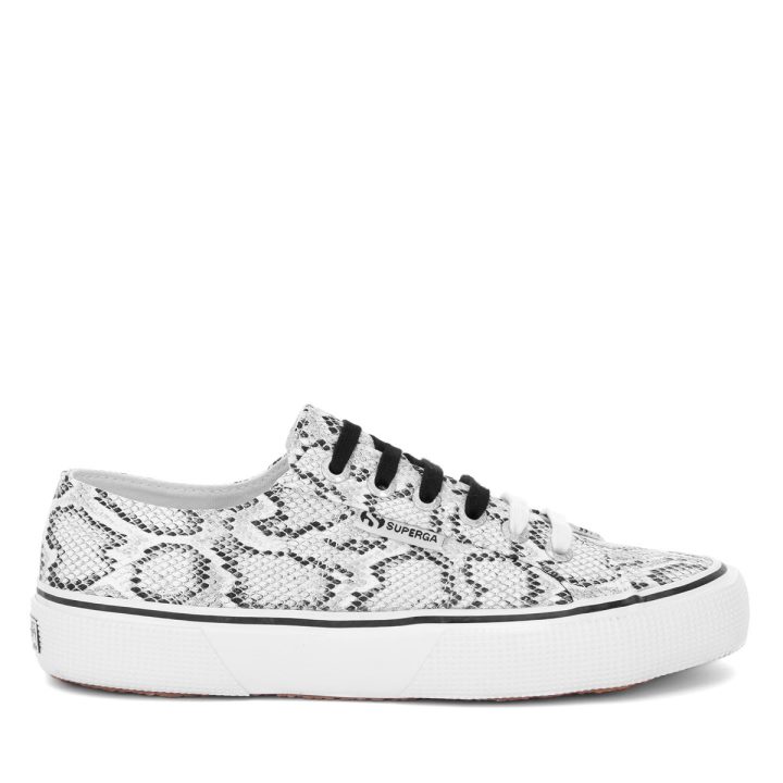 Superga 2490 Serpent Gras Blanc Serpent Noir