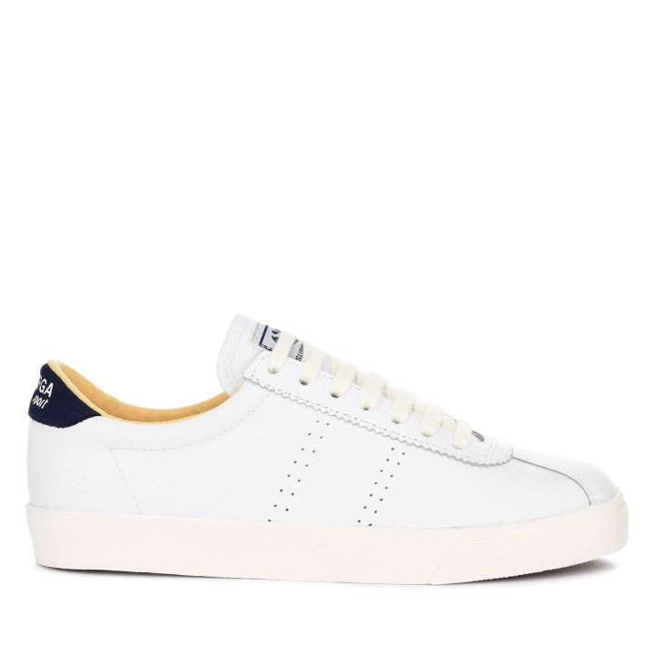 Superga 2843 Superga Sport Club S Bleu Marine-beige Gome