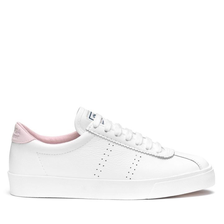 Superga 2843 Superga Sport Club S Blanc-rose Lt