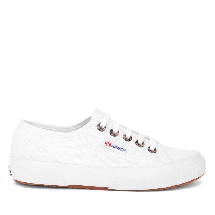 Superga 2750 Oeillets En Résine Blanc-écaille Classique