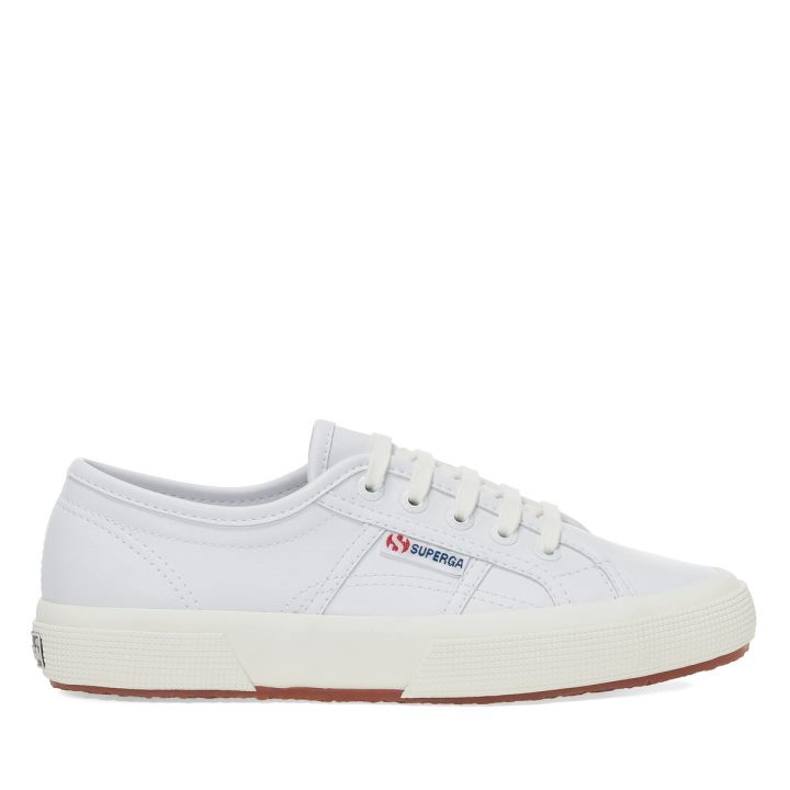 Superga 2750 Cuir Vegan Blanc-blanc Avorio