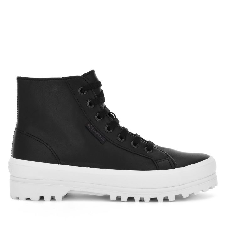 Superga 2341 Alpina Nappa Noir-f Avorio