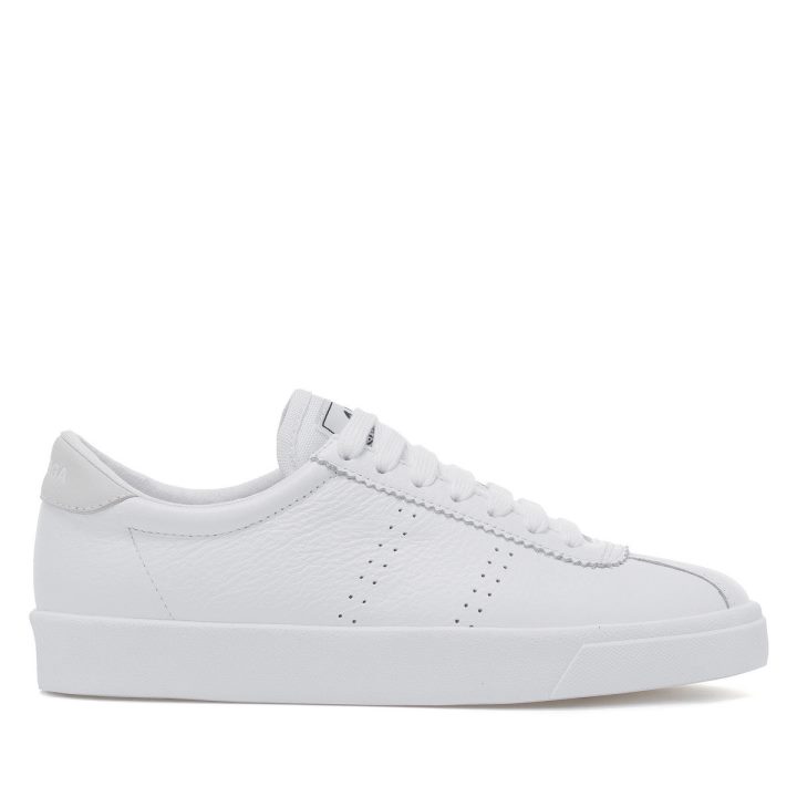 Superga 2843 Club S Confort Cuir Blanc Blanc