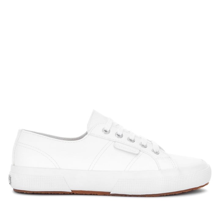 Superga 2750 Cuir à Base De Maïs Blanc