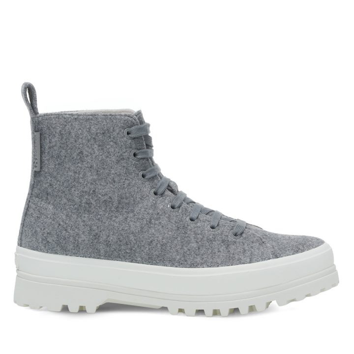 Superga 2644 Alpina Feutre Lt Gris-f Avorio