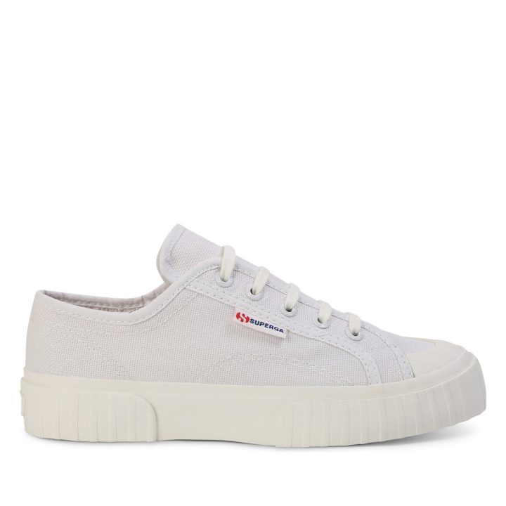Superga 2630 Cotu Gris Lt-blanc Avorio