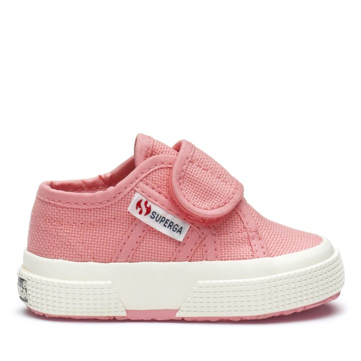 Superga 2750 Bstrap Rose Bébé - F Avorio