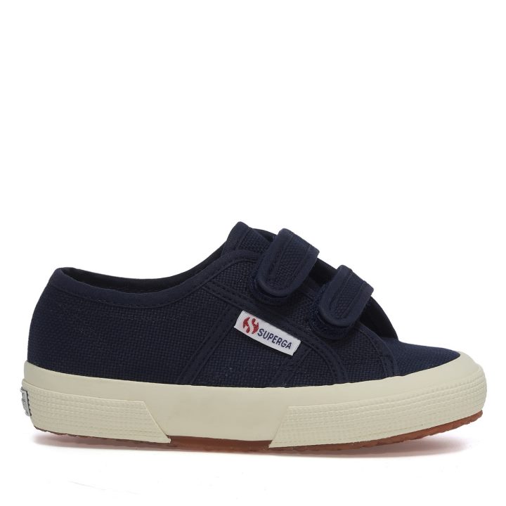 Superga 2750 Jstrap Classique Enfants Marine