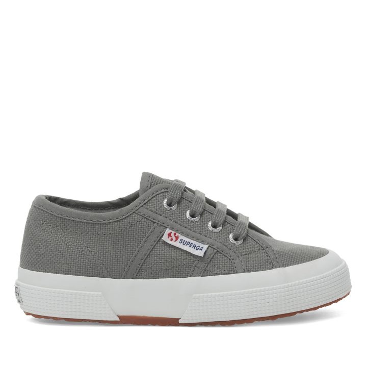 Superga 2750 Jcot Classique Enfants Gris Sauge