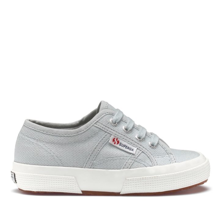 Superga 2750 Jcot Classic Kids Gris Lilla-f Avorio