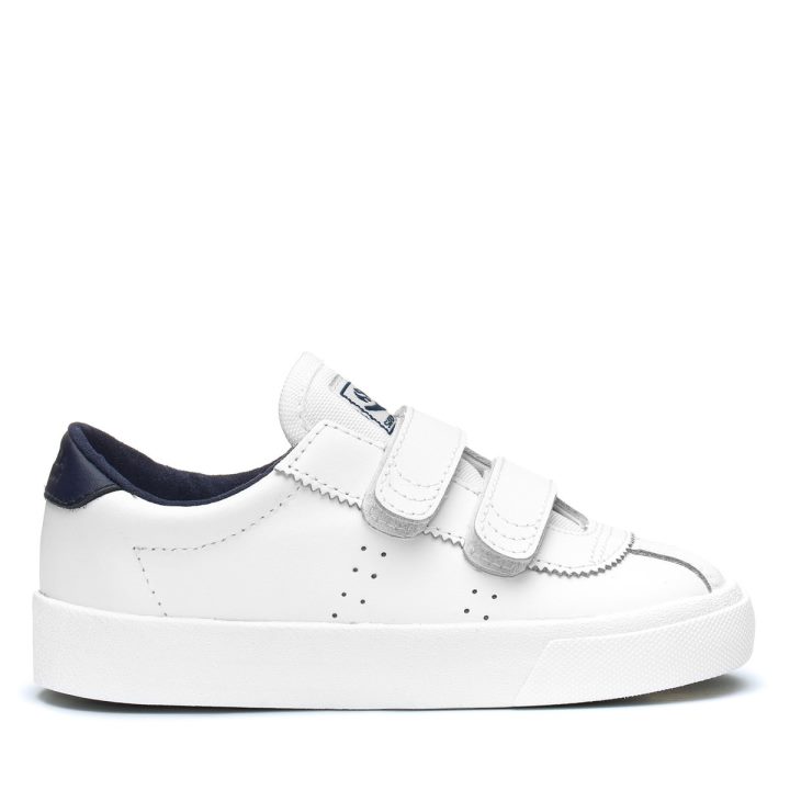 Superga 2843 Superga Sport Club S Enfants Blanc - Marine