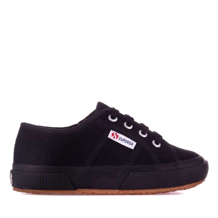 Superga 2750 Jcot Classique Enfants Noir Complet