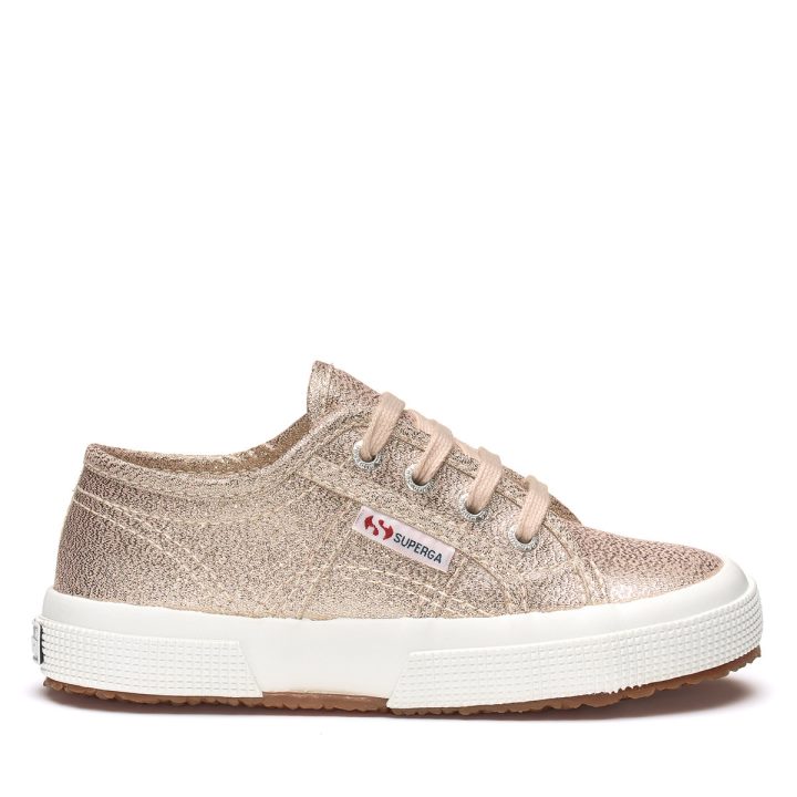 Superga 2750 Lamew Enfants Rose Platine